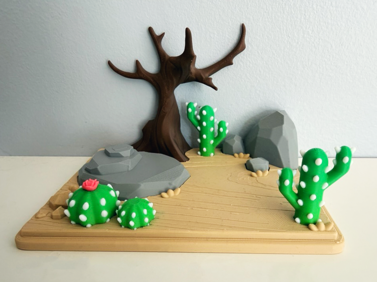 Flexi Fennec Fox and Desert Playset