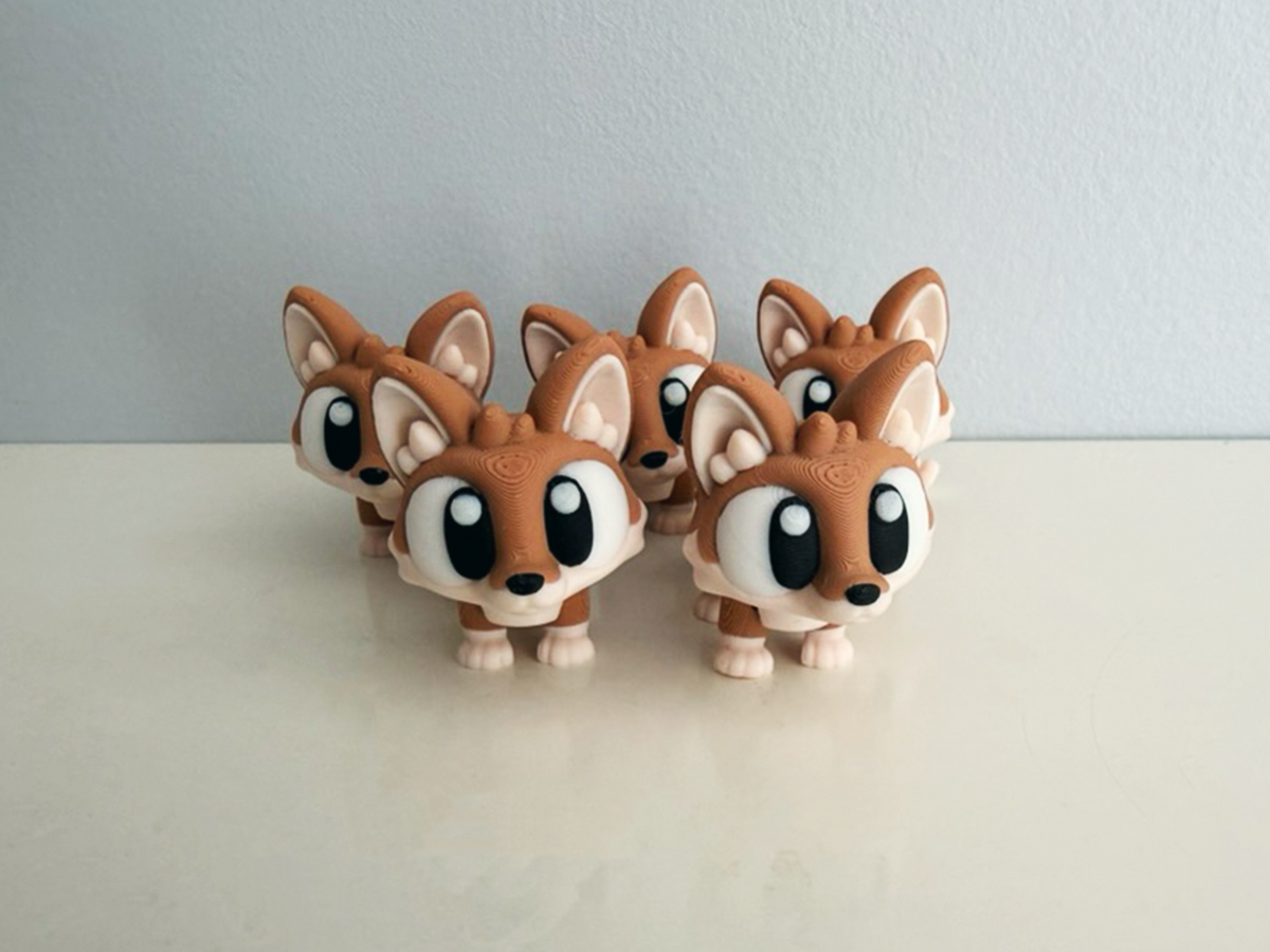 Flexi Fennec Fox and Desert Playset