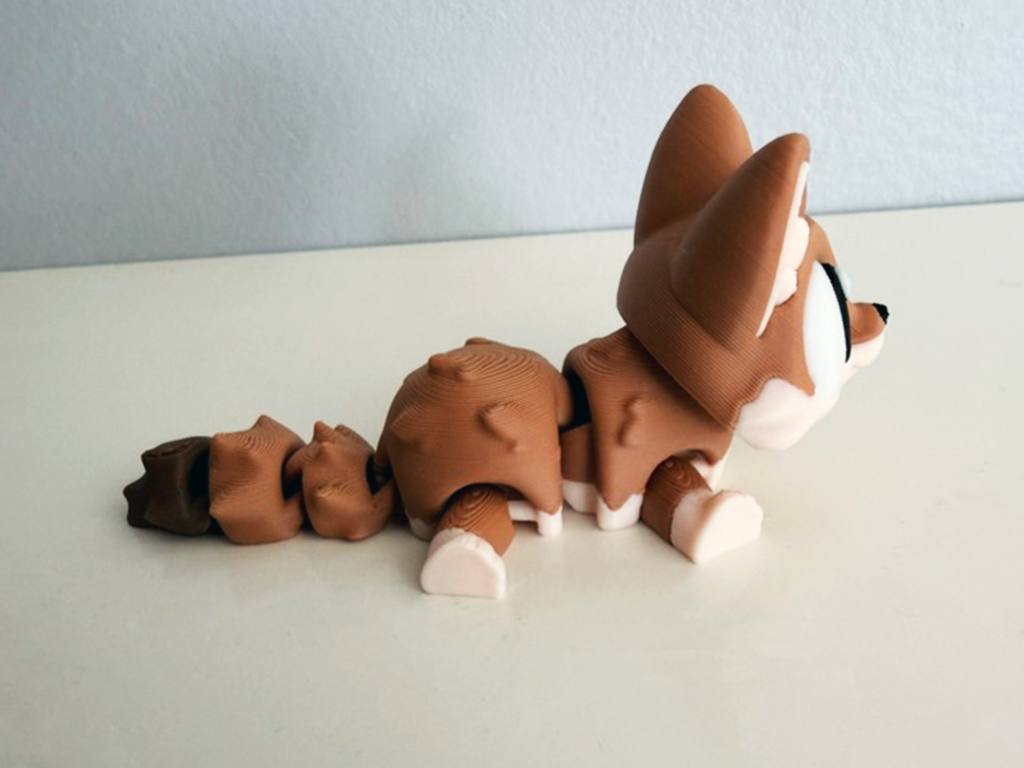Flexi Fennec Fox and Desert Playset