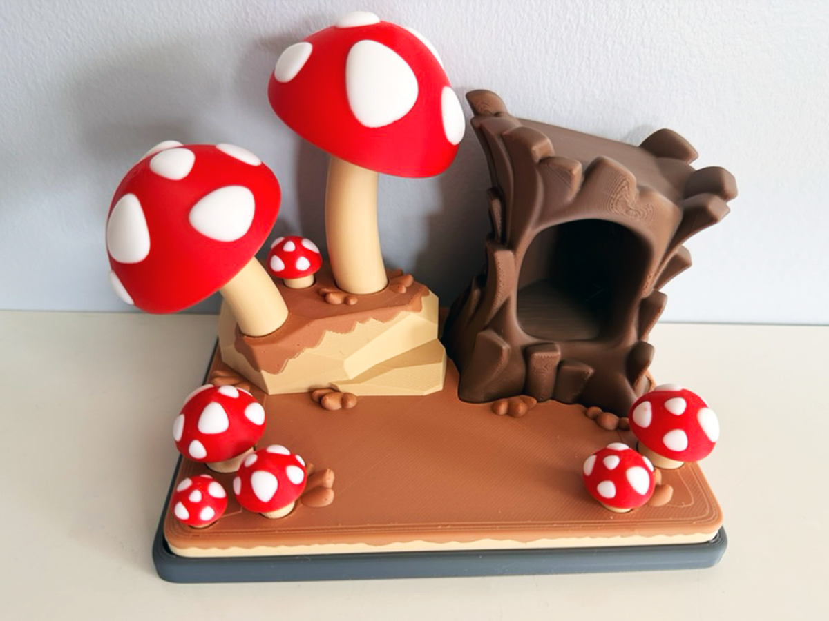 Flexi Hedgehog and Mushroom Forest Playset