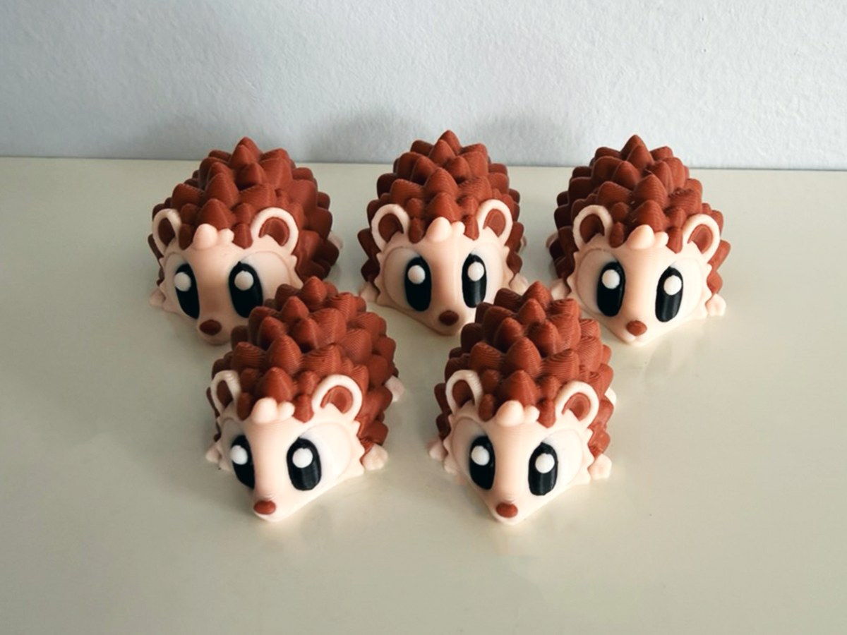 Flexi Hedgehog and Mushroom Forest Playset