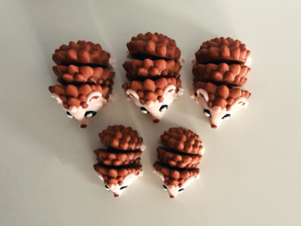 Flexi Hedgehog and Mushroom Forest Playset
