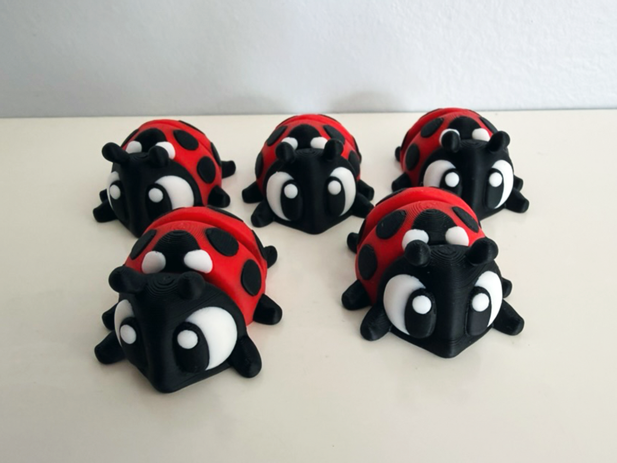 Flexi Ladybug and Flower Bed Playset