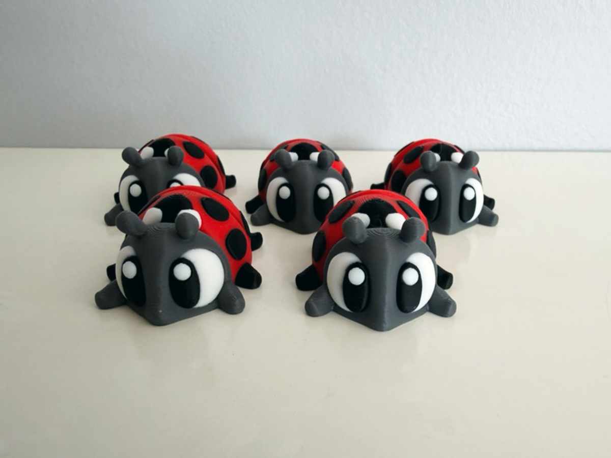 Flexi Ladybug and Flower Bed Playset