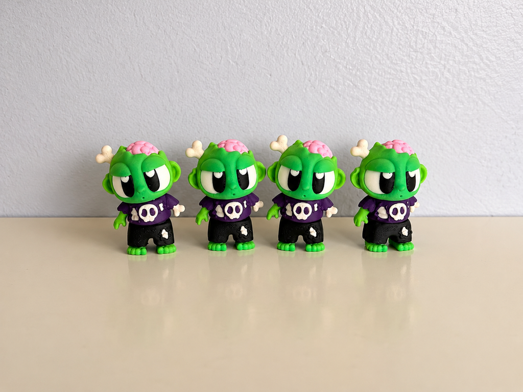 Flexi Zombie and Graveyard Playset