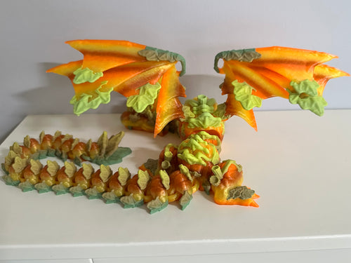 Cinderwing3D Pumpkin Dragon